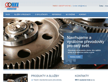 Tablet Screenshot of mkv.cz